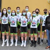 Das UCI-Team mit Leitung und Sponsoren. (Bild: Josef Mulle)