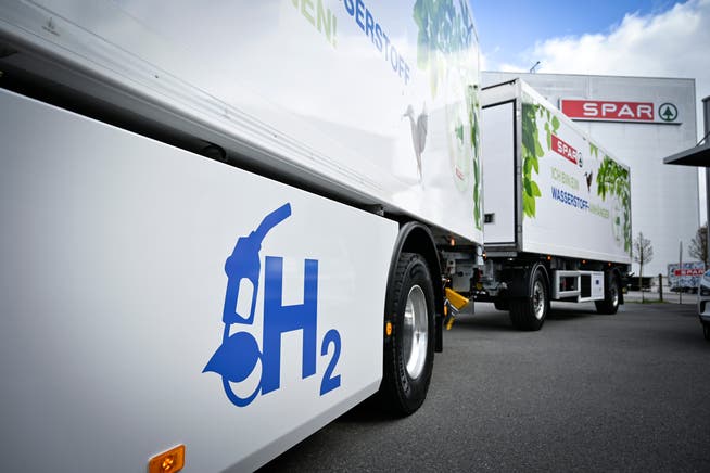 Der Detailhändler Spar setzt einen Hyundai-Wasserstofflastwagen ein, um die Läden in der Zentralschweiz zu beliefern.