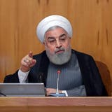 Erhöht den Druck: Der iranische Präsident Hassan Ruhani. (Foto: Keystone)