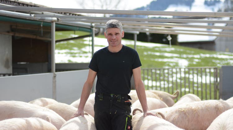 Walter Mock aus Gonten müsste die Schweinehaltung aufgeben. (Bild: Karin Erni)