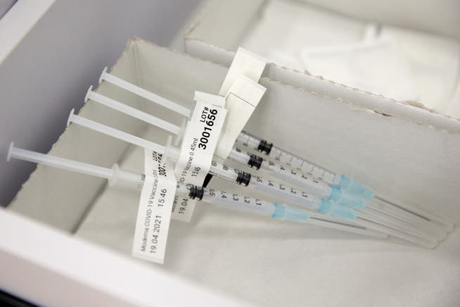 Im Mai wird die Firma Moderna 200'000 Dosen des Covid-19-Impfstoffs nicht ausliefern.