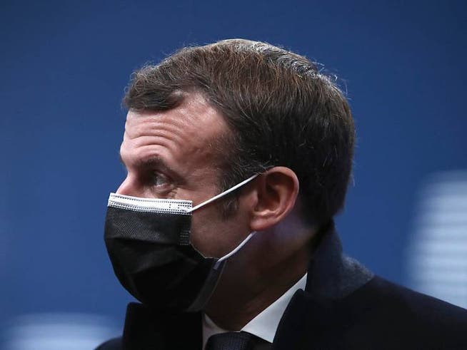 Sagt der Familie seinen Beistand zu: Staatschef Macron