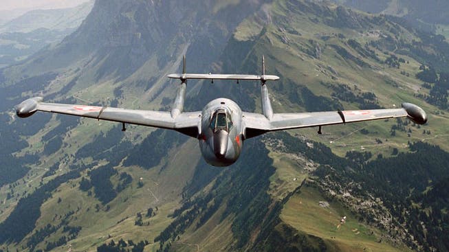 Ein Flugzeug des Typs De Havilland D.H.112 Venom stürzte am 9. Mai 1961 bei Krummenau ab. 