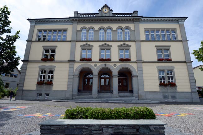 Das Schulhaus Hauptstrasse in Tägerwilen