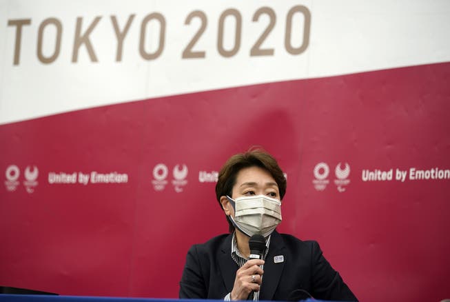 Der Präsident des OKs der Olympischen Spiele: Seiko Hashimoto