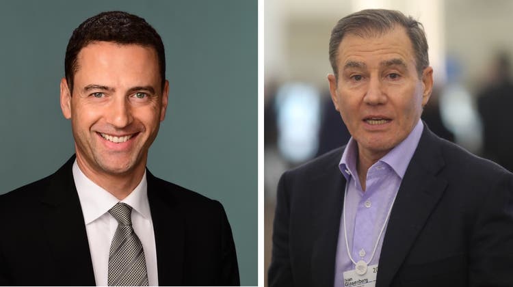 Gary Nagle (links) ist der Nachfolger des langjährigen Glencore-Chefs Ivan Glasenberg. (Bild: PD/Simon Dawson/Bloomberg)