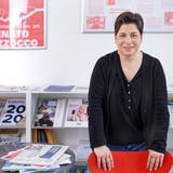 Silvia Dell'Aquila, Präsidentin des Aargauischen Gewerkschaftsbundes, setzt sich gegen die zunehmende Lohnungleichheit ein. (Bild: Iris Krebs)