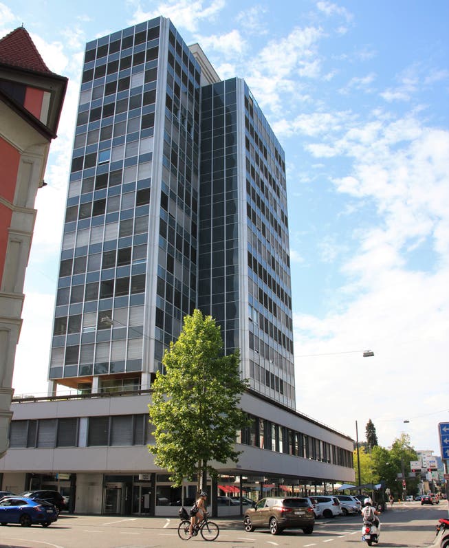 Das BT-Hochhaus in Baden, wo die AZ Medien ihren historischen Ursprung haben.