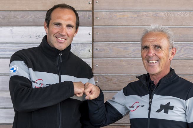 Michael Albasini (links) ist Nachfolger seines Vater Marcello als Nationaltrainer. 