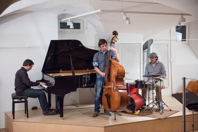Das Trio Rosset Meyer Geiger ist eine von acht Jazzbands, die im Fernsehen vorgestellt werden.