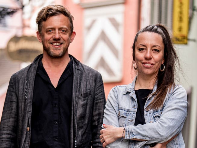 Peter Olibet und Jenny Heeb, das neue Co-Präsidium der SP der Stadt St.Gallen.