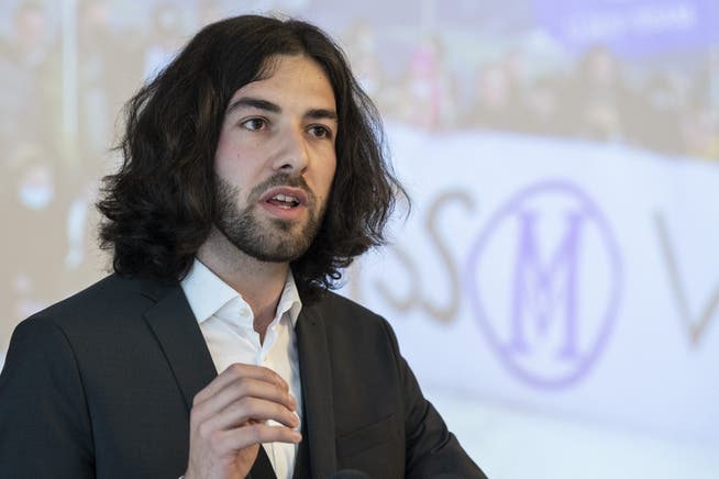 Zeigt sich gelassen trotz Anzeigen: Nicolas A. Rimoldi von der Bewegung «Mass-Voll».