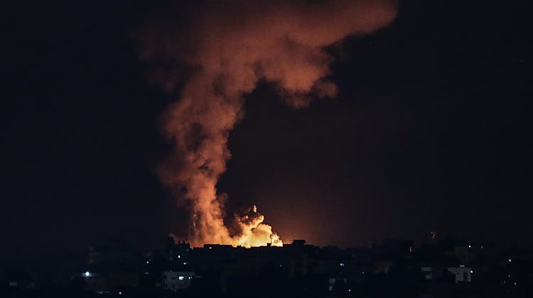 Israel intensiviert die Angriffe im Gazastreifen. (Keystone)
