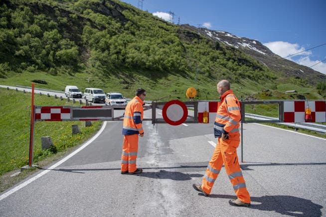 Wenn alles gut geht, ist der Gotthardpass ab dem kommenden Freitag wieder befahrbar. (Archivbild)