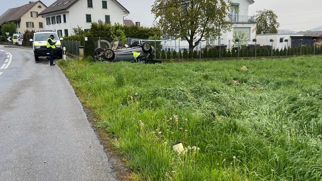 Der Fahrer war offensichtlich alkoholisiert.