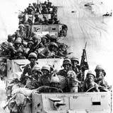 Sechstagekrieg: Israelische Truppen auf dem Vormarsch. (Keystone)