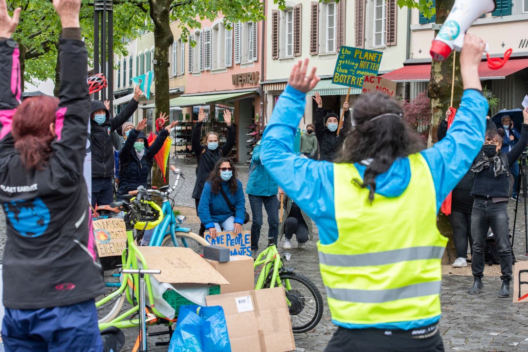 Strike For Future, Klimademo in Aarau und Baden, 21. Mai 2021. Strike For Future, Klimademo in Aarau, 21. Mai 2021.