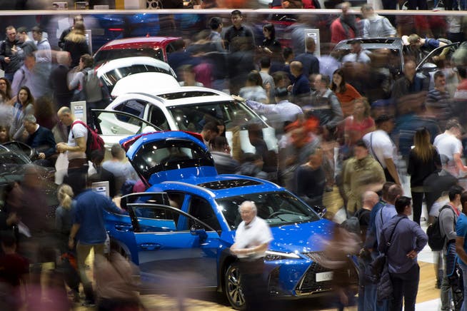 Im vergangenen Jahr litt die Messebranche – im Bild der Autosalon in Genf – stark unter der Coronapandemie. (Symbolbild)