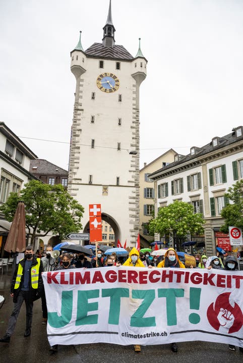 Strike For Future, Klimademo in Baden, 21. Mai 2021.