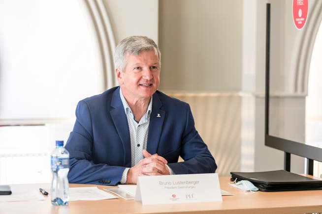 Bruno Lustenberger, Präsident von Gastro Aargau.