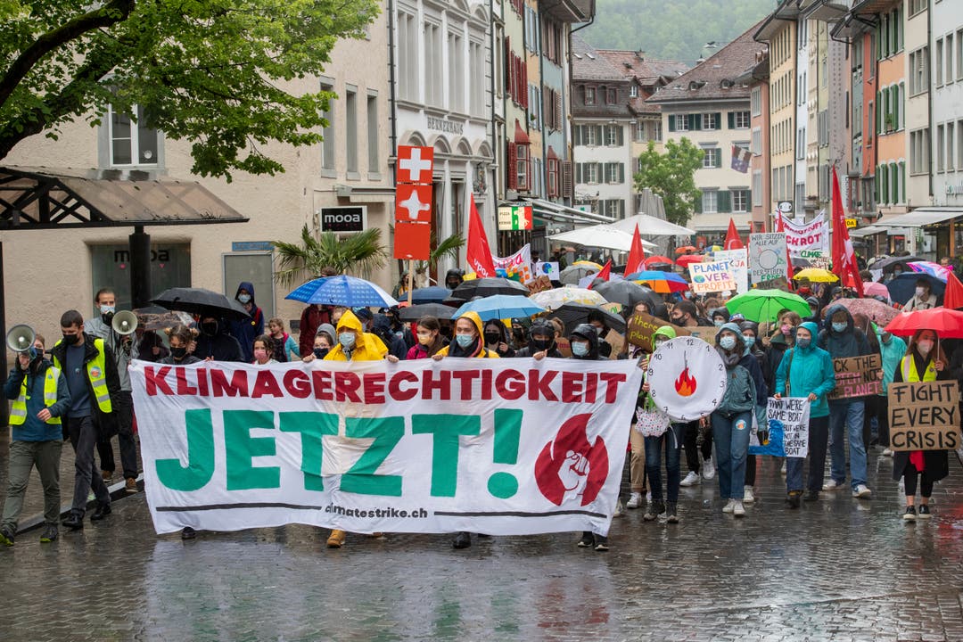  Strike For Future, Klimademo in Baden, 21. Mai 2021.