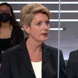 Bundesrätin Karin Keller-Sutter. (SRF)