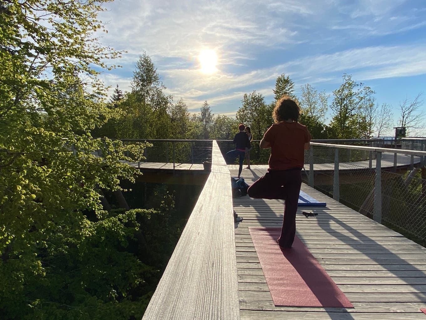 Baumwipfelpfad - Outdooryoga: «Plötzlich verstand ich Baumwipfelpfad - Outdooryoga: «Plötzlich verstand ich