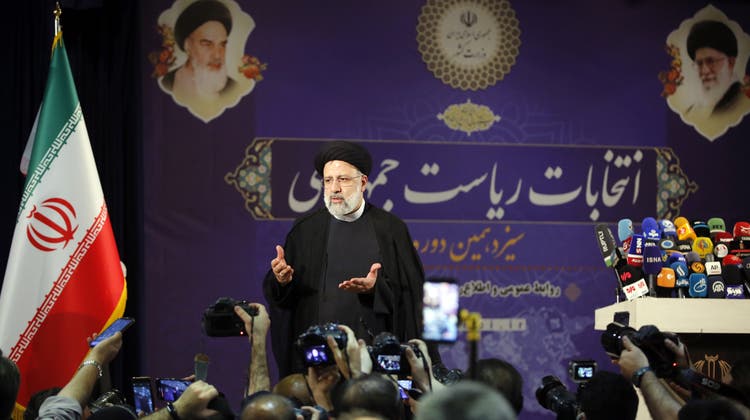 Hat Blut an seinen Händen: der wahrscheinliche nächste Präsident des Iran, Ebrahim Raisi. (EPA)