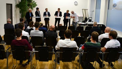 Die Jungen sind politisch interessiert: Im September 2019 organisierte das Aargauer Jugendparlament in Brugg ein Podium zu den Nationalratswahlen. (Bild: Janine Müller)