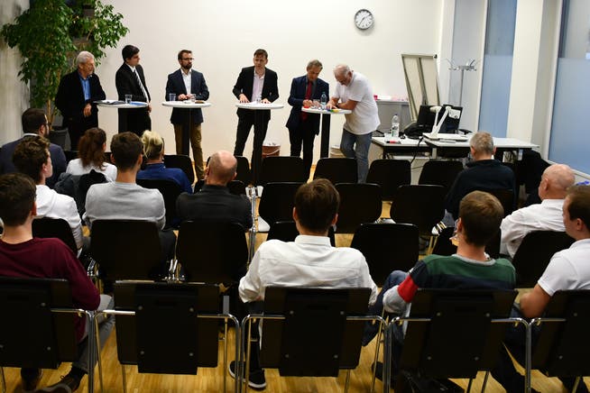 Die Jungen sind politisch interessiert: Im September 2019 organisierte das Aargauer Jugendparlament in Brugg ein Podium zu den Nationalratswahlen.