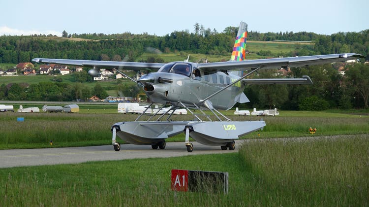 Wasserflugzeug der Marke Quest Kodiak der «Scandinavian Seaplanes» (Anja Stampfli)