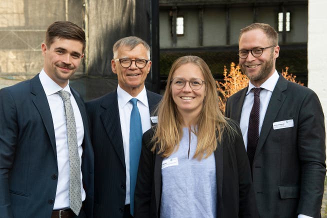 Vl. Florian Wanner, Peter Wanner, Anna Wanner, Michael Wanner im Mai 2019 