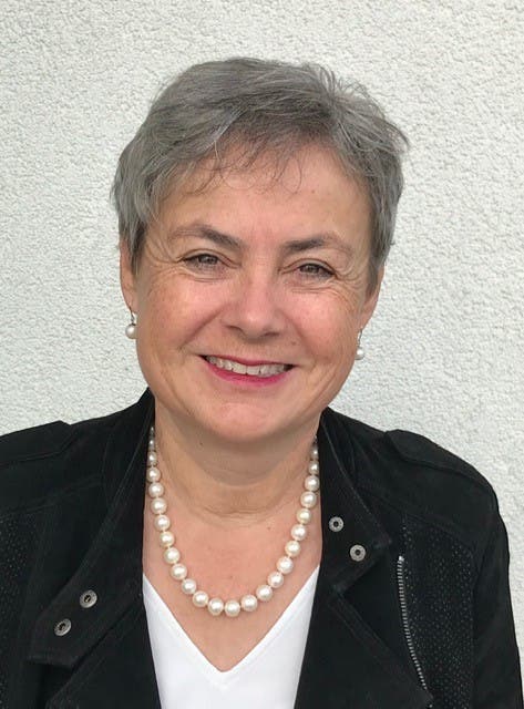 Die wiedergewählte Gemeindepräsidentin Bettlachs, Barbara Leibundgut
