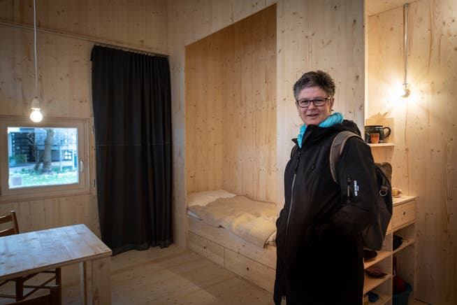 In dieser Zelle lebte Hildegard Aepli eine Woche, freiwillig eingeschlossen.