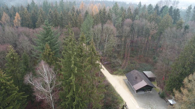 Das Waldhaus Fulenbach findet sich nicht im Abbauperimeter, der wenige Dutzend Meter weiter östlich beginnt.