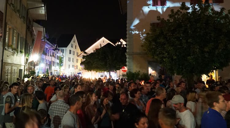 Das Gassenfest in Mellingen im Jahr 2016. (Zvg)