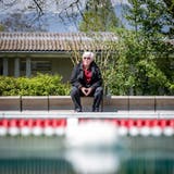Hugo Brügger im Schwimmbad Eichholz. (Michel Lüthi)