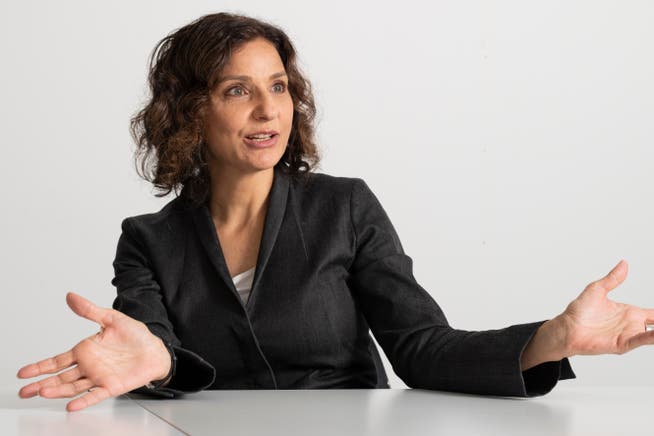 Gabriela Suter, hier im AZ-Stretigespräch zum Thema Motorradlärm.