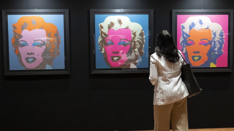 Marilyn schaut zurück: grosse Andy Warhol Schau in Montreux (Cyril Zingaro / KEYSTONE)