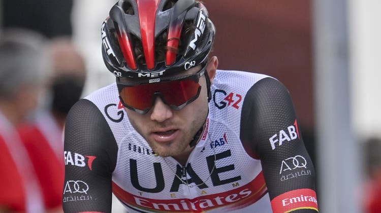Marc Hirschi beendet die 6. Etappe der Tour de Suisse als 15. (Gian Ehrenzeller / KEYSTONE)