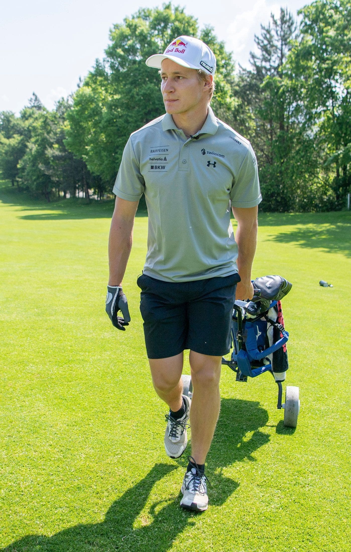 Marco Odermatt hat sein golferisches Handwerk bei Kumpel und Golf-Crack Semyel Bissig gelernt. 