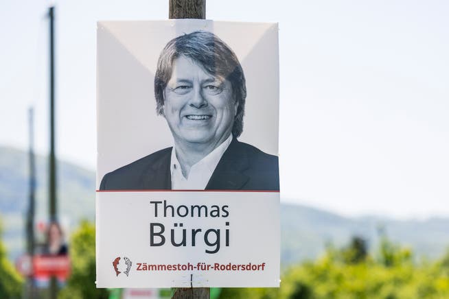 Thomas Bürgi von der Vereinigung «Zämmestoh für Rodersdorf» wird neuer Gemeindepräsident von Rodersdorf. 