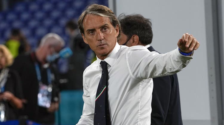 Italiens Trainer Roberto Mancini. (Bild: Alessandra Tarantino/AP)