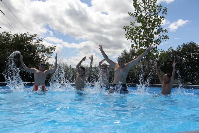 Hoffentlich bald wieder: Im Freibad Villnachern stand letztes Jahr anstelle des defekten Hauptschwimmbeckens ein Pool zur Verfügung.