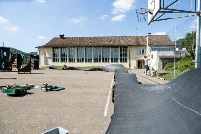2019 stand beim Schulhaus Büel in Unterengstringen eine mobile Pumptrack-Anlage. Nun fordert die IG Pumptrack 8103 eine feste Anlage auf Unterengstringer Boden.