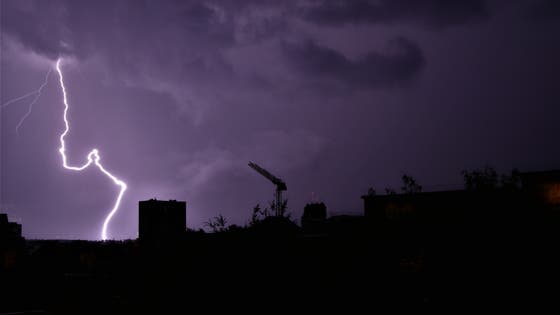 So Zog Das Gewitter Uber Die Zentralschweiz