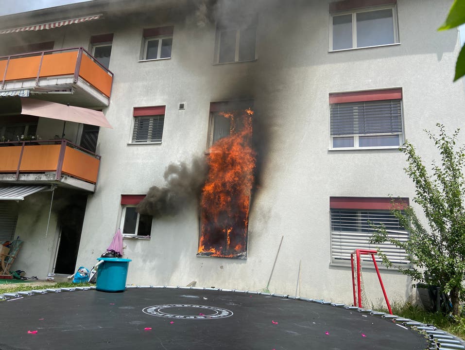 Aarau Rohr: In einer Wohnung kam es zu einem Brandausbruch. Personen wurden dabei keine verletzt. 