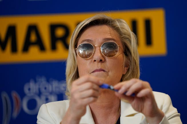 Der Sonntag war kein Freudentag für Marine Le Pen.