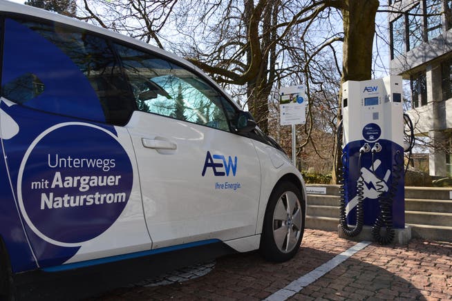 E-Mobilität gewinnt bei der AEW Energie AG an Fahrt. Aarau könnte zu einem Vorbild in Sachen nachhaltige Mobilität werden.