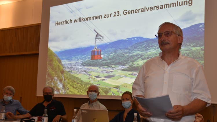 Nach einer Saison unter enormer Belastung: René Ackermann von der Genossenschaft Seilbahn Palfries kann auf ein erfolgreiches Jahr 2020 zurückblicken. (Bild: Andreas Hörner)